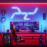 9 Packs RGBW Modular Music Sync Wall Lights